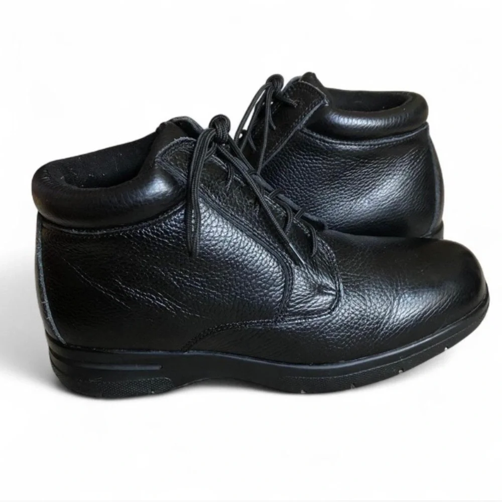 Drew Tucson Black Calf Men's Casual Comfort Boot Shoes SZ 9.5M